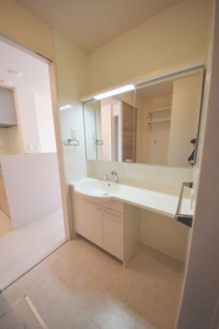 洗面設備　同施工会社建物写真です