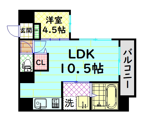プレステージ七番館の間取り写真