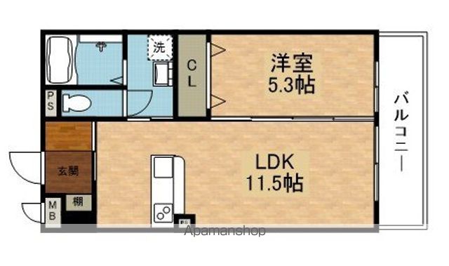 HCプレジオ草津新浜の間取り写真