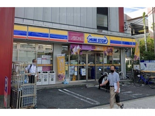 コンビニ　ミニストップ福島野田2丁目店（コンビニ）まで455m
