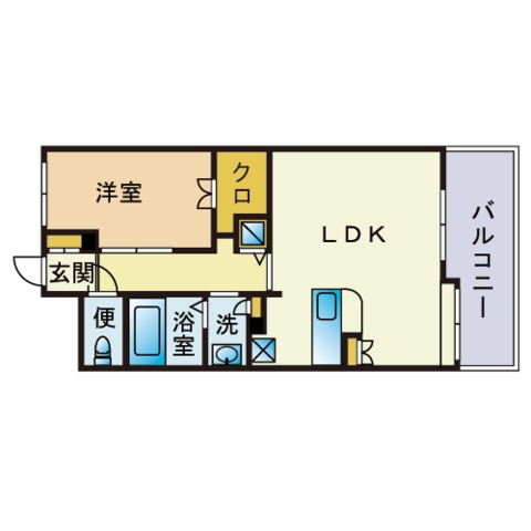 クリエート日赤通りの間取り写真