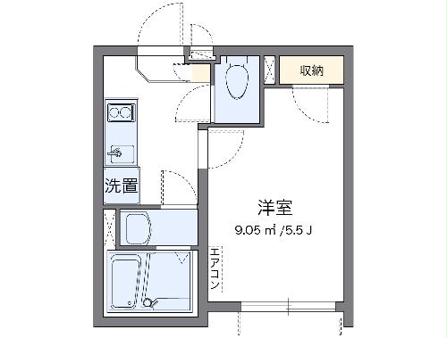 クレイノ東新宿の間取り写真
