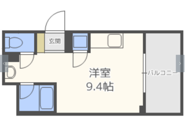 地下鉄空港線 西新駅 徒歩4分 14階建 築19年の間取り写真