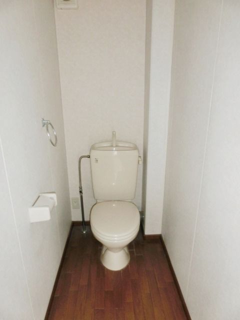 トイレ　トイレはシンプルですね