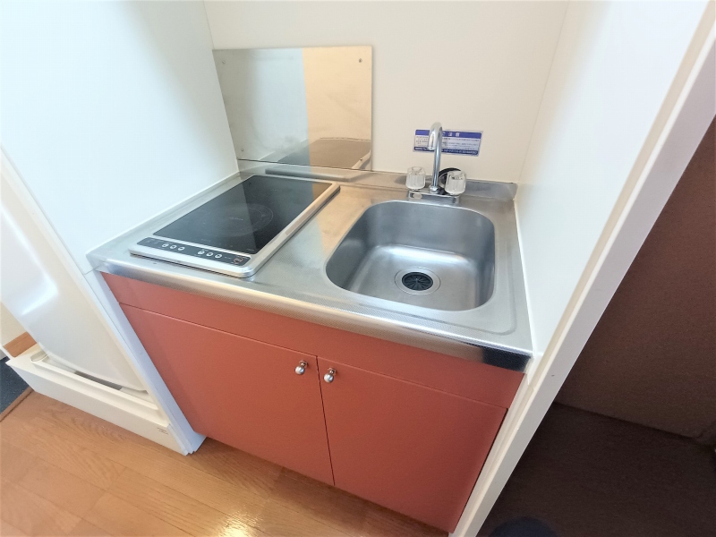 キッチン　コンロは2口コンロです。