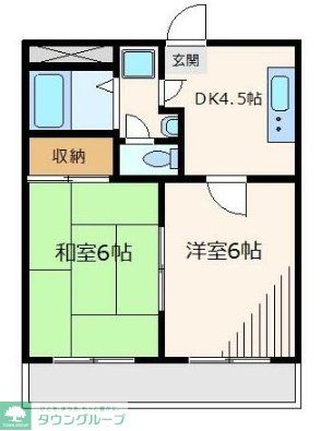 四谷マンションの間取り写真