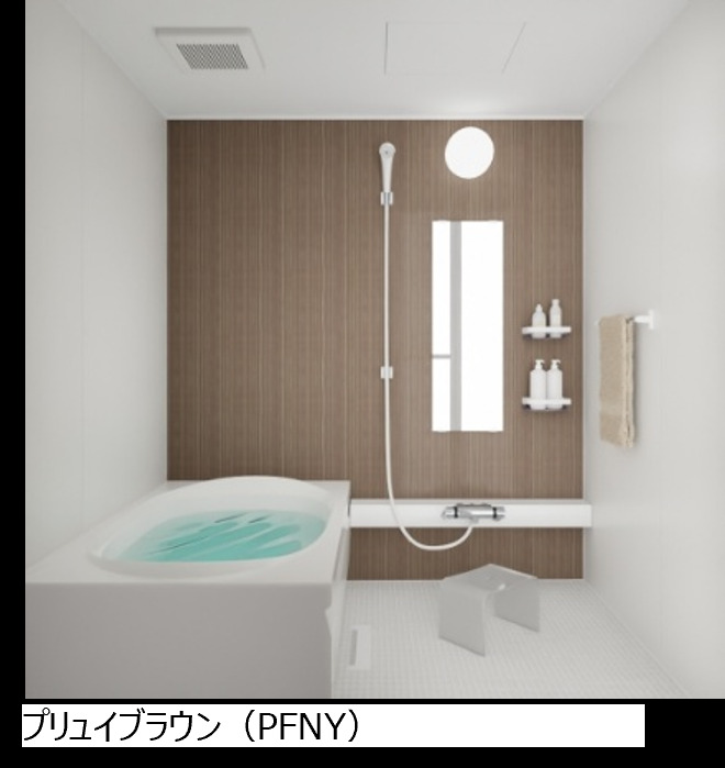 塩冶町新築アパートの風呂写真