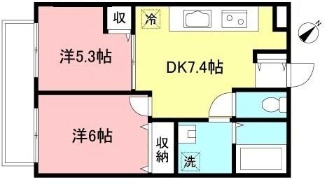 Silk Cotの間取り写真