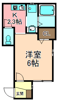 東武伊勢崎線 竹ノ塚駅 徒歩24分 2階建 築10年の間取り写真