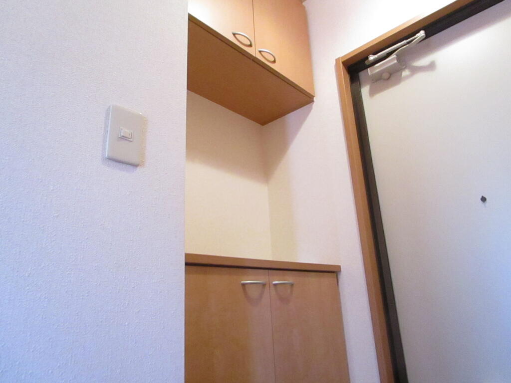 玄関　シューズBOXは上下タイプ　タップリ収納できますね！