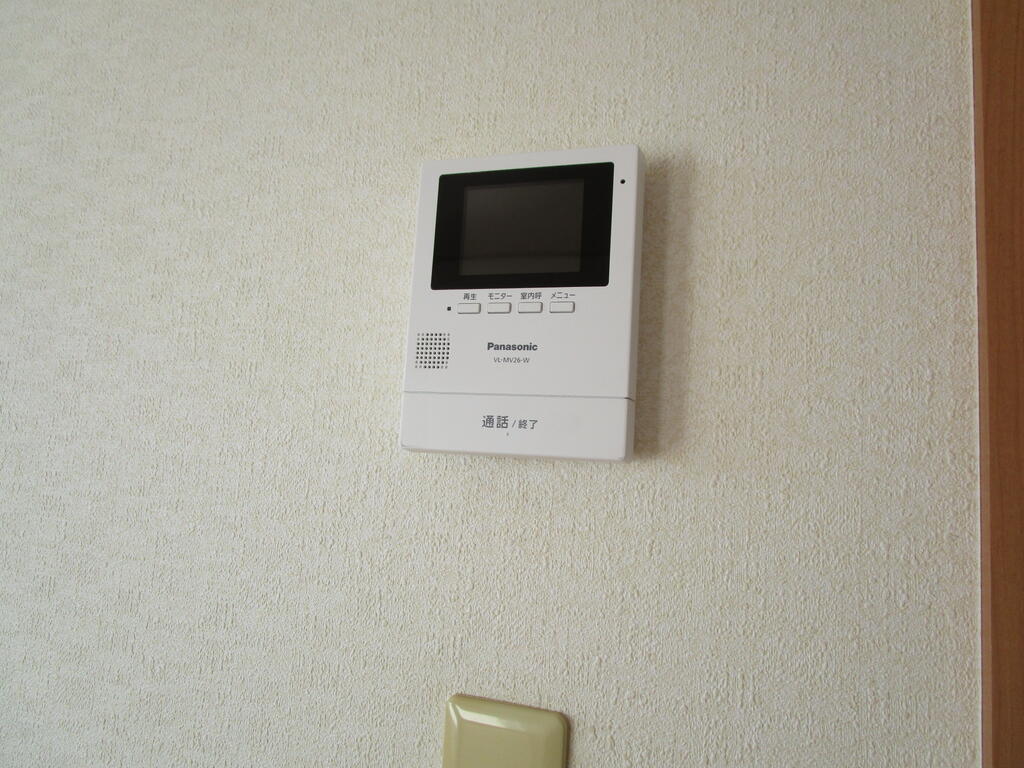 セキュリティ　TVモニターホンで来客者はチェック！