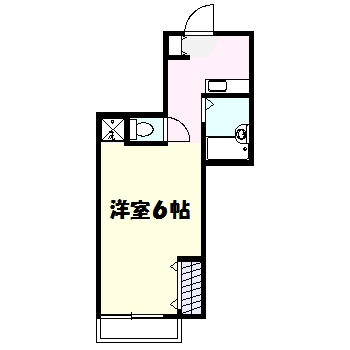 川崎市高津区溝口のアパートの間取り