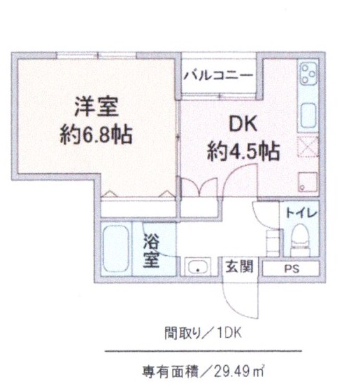 アディレーク武蔵小山の間取り