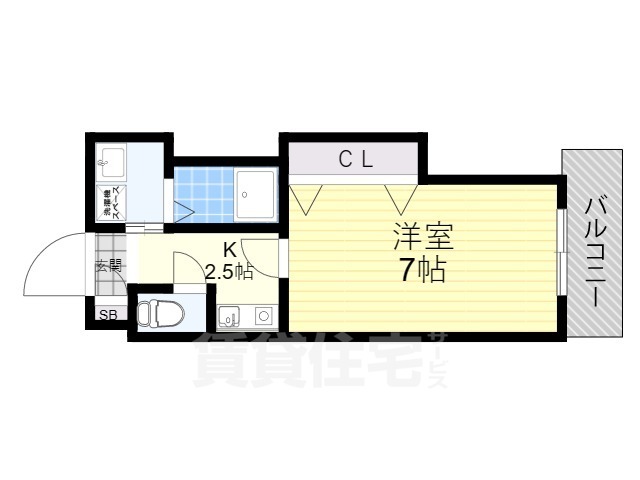 M’PLAZA香里参番館の間取り