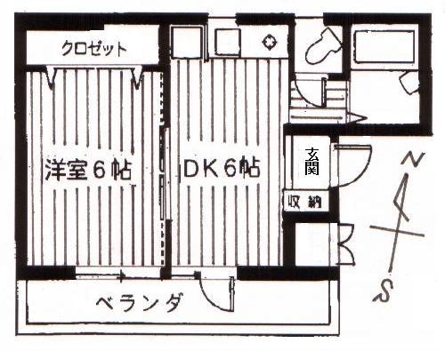 池之端レジデンスの間取り写真
