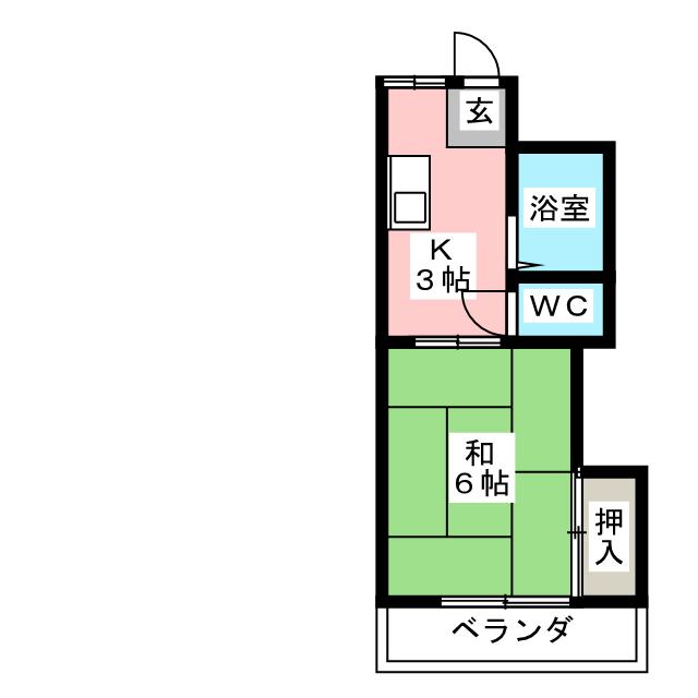 コーポＩＶＹの間取り