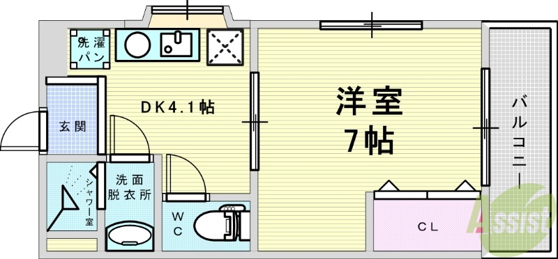 EST-1小野原の間取り