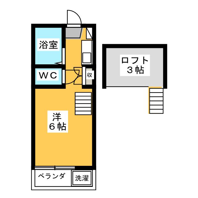 第３シャンポールＦＵＪＩの間取り