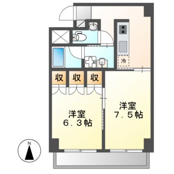 TACHIBANA BOX24の間取り