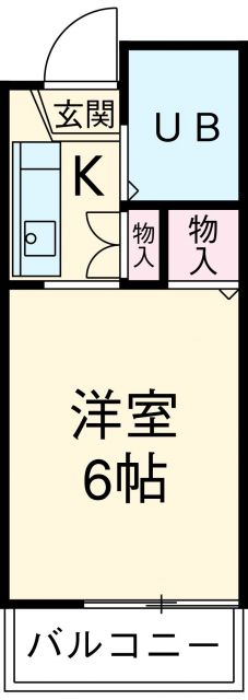 足柄上郡開成町吉田島のアパートの間取り