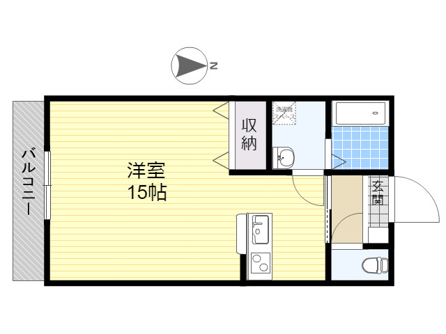 アパートABの間取り