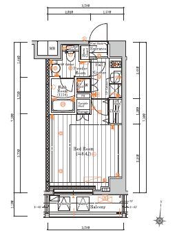 【足立区中川のマンションの間取り】