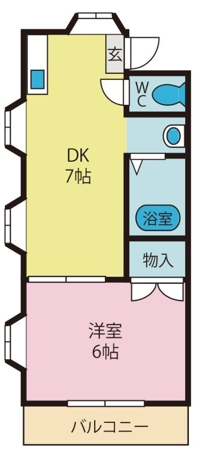 ベイヴィンイマフクの間取り