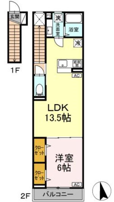 グラナーデ成城学園前Bの間取り