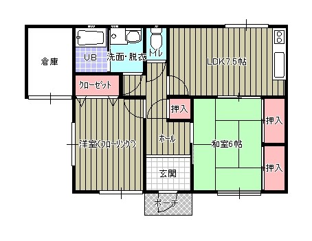 シャインIの間取り