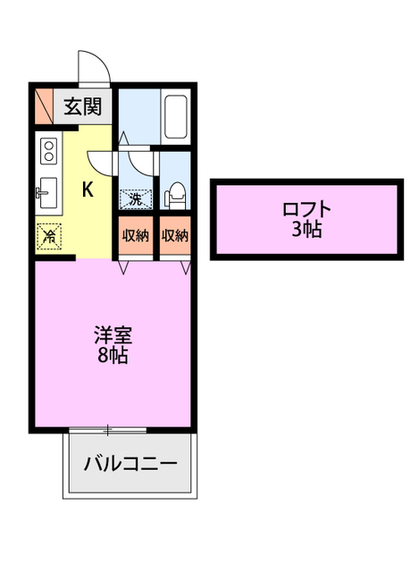 サンバレイ・ニッコーＢの間取り