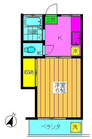 シティハウス十条の間取り