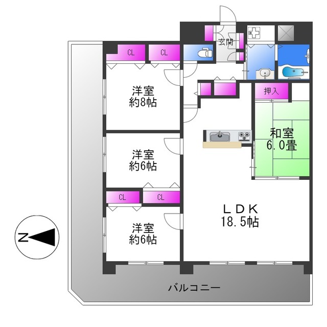 【ジェネシスの間取り】