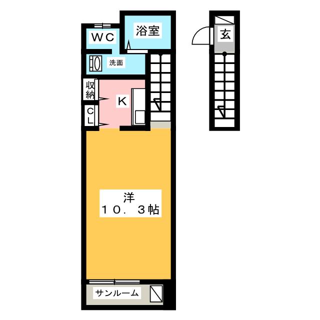 フラン　コリーヌの間取り