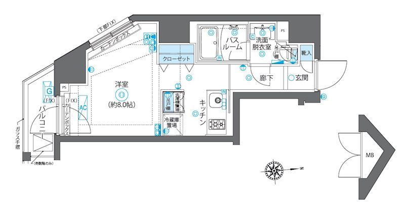 ZOOM新宿下落合の間取り