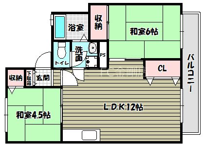 エルハイツ金剛の間取り