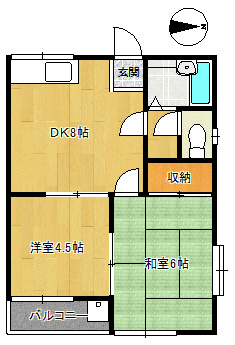 サンハイツの間取り