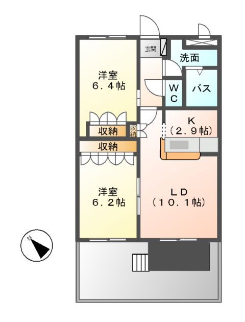 クレストの間取り