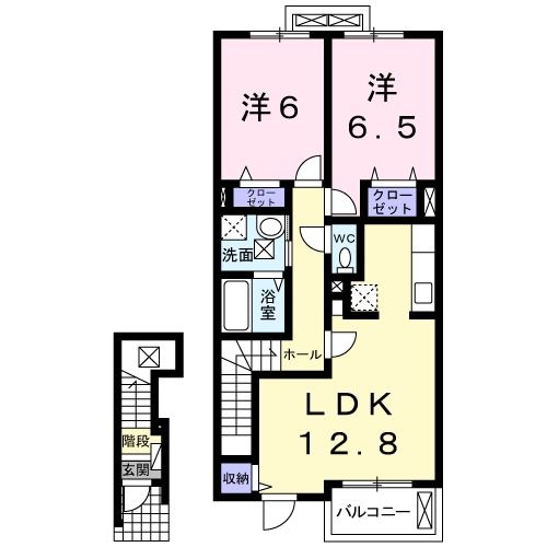 リヴィエール　ラティエの間取り