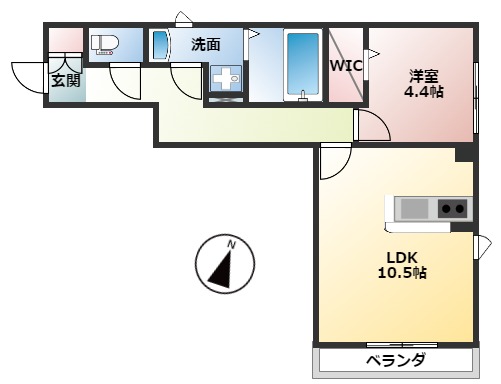 ユアメゾンクレアの間取り