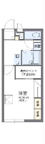 レオパレスウィスタリア壱番館の間取り