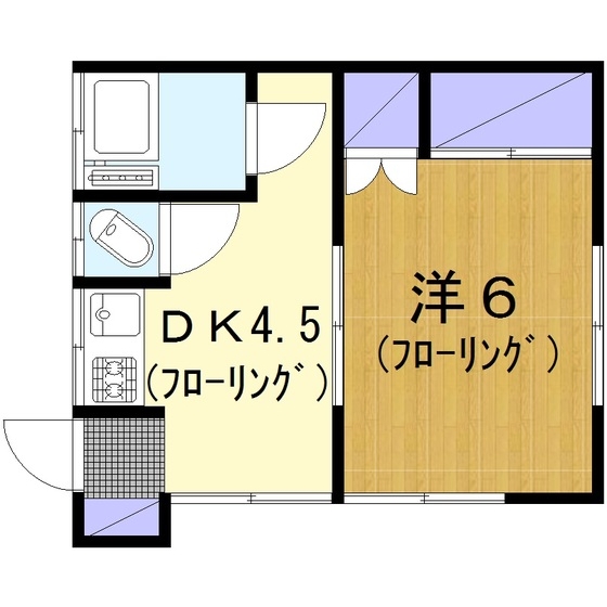 鈴木ハイツの間取り