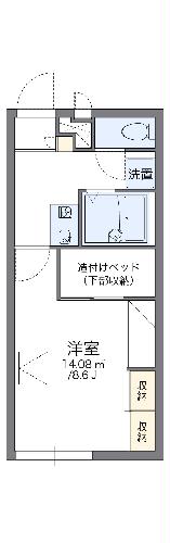 レオパレス駒ヶ根の間取り