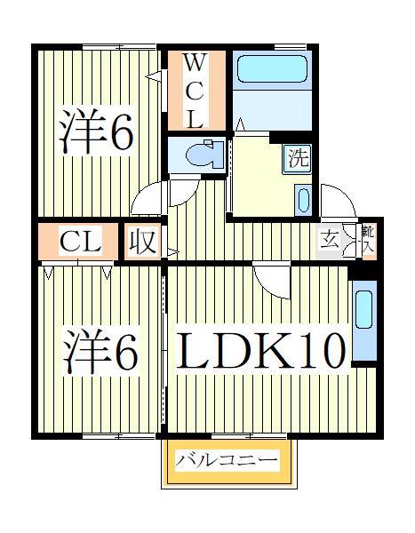 Ｋ・ファミリアの間取り