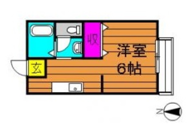 浅口市鴨方町六条院中のアパートの間取り