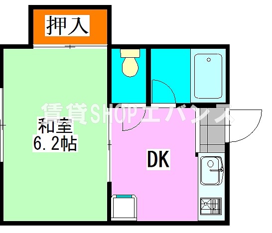 ランドフォレストM薬円台の間取り