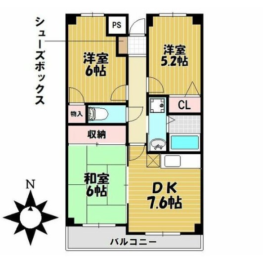 リバーサイドヴィレッジ　IIの間取り