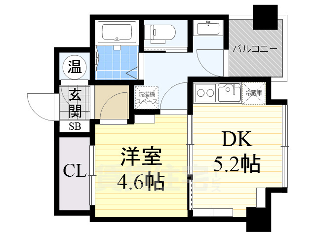 サンライフ堀江の間取り