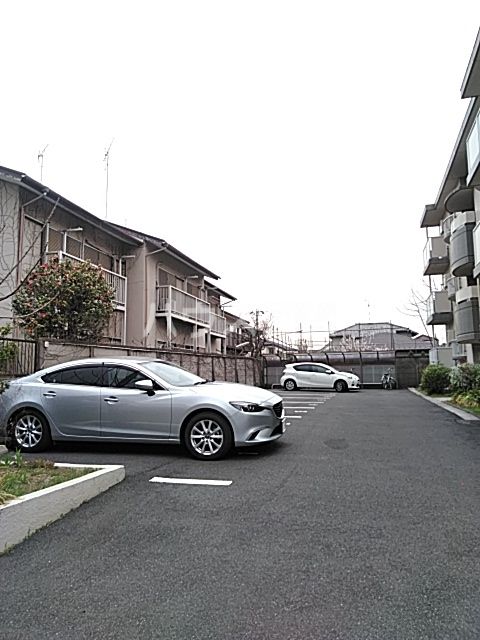 【コンフォート北方の駐車場】