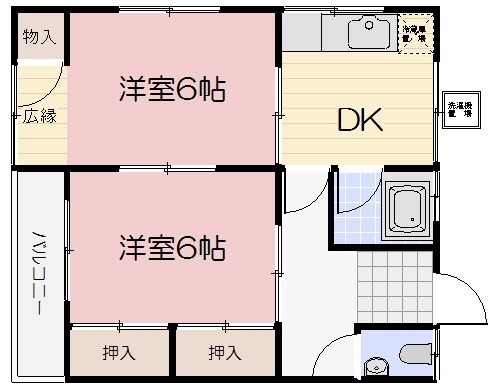 あさひパレスの間取り