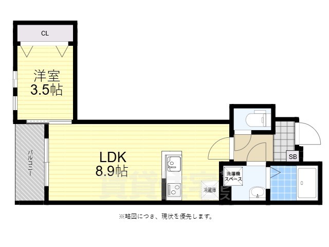 シェリム姪浜の間取り